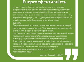 Увага, починаємо знайомити Вас із тлумаченнями технічних термінів і понять у сфері енергоефективності та відновлюваної енергетики