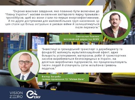Проєкти громадського транспорту повинні бути в “Плані України”